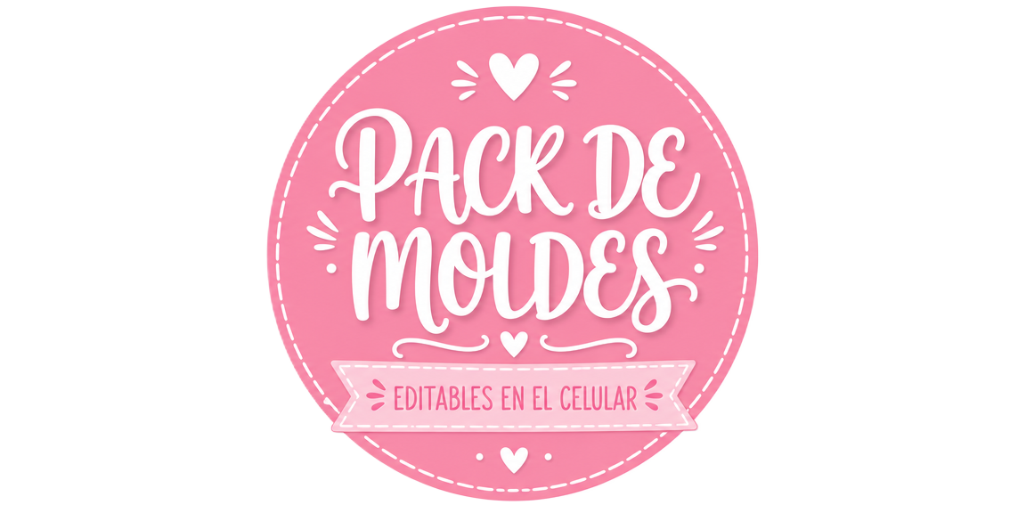 Pack de Moldes Editables en el Celular